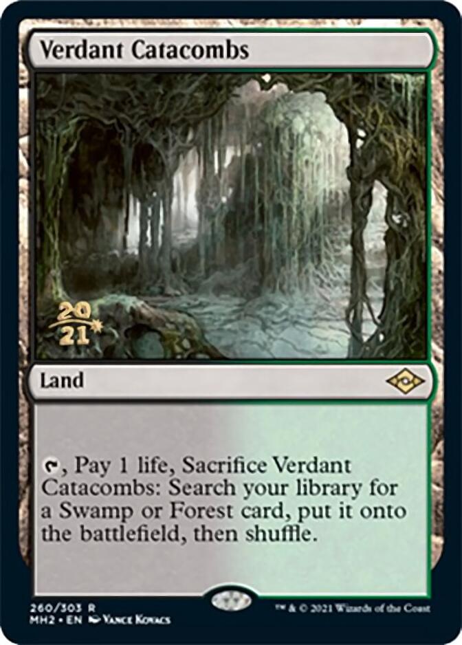 Verdant Catacombs [Modern Horizons 2 Prerelease Promos] | Exor Games Truro