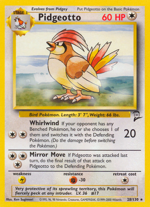 Pidgeotto (28/130) [Base Set 2] | Exor Games Truro