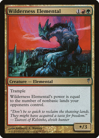 Wilderness Elemental [Coldsnap] | Exor Games Truro