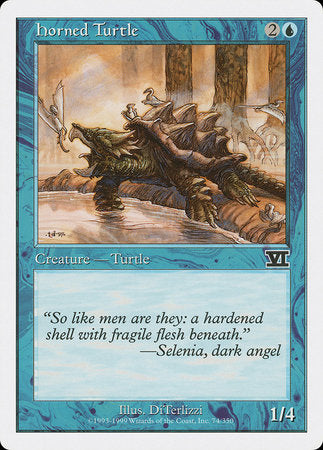 Horned Turtle [Classic Sixth Edition] | Exor Games Truro