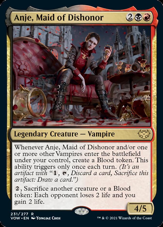 Anje, Maid of Dishonor [Innistrad: Crimson Vow] | Exor Games Truro