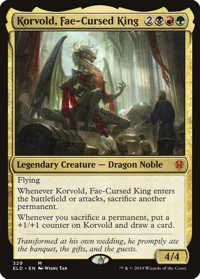 Korvold, Fae-Cursed King [Throne of Eldraine] | Exor Games Truro