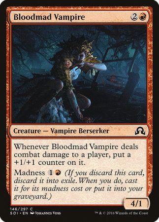 Bloodmad Vampire [Shadows over Innistrad] | Exor Games Truro