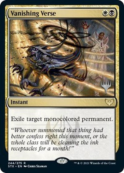 Vanishing Verse (Promo Pack) [Strixhaven: School of Mages Promos] | Exor Games Truro