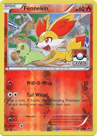 Fennekin (10/124) (League Promo) [XY: Fates Collide] | Exor Games Truro