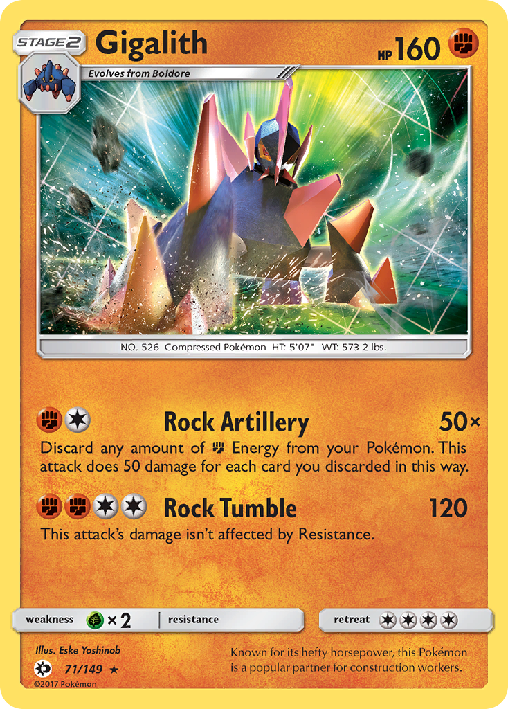 Gigalith (71/149) [Sun & Moon: Base Set] | Exor Games Truro