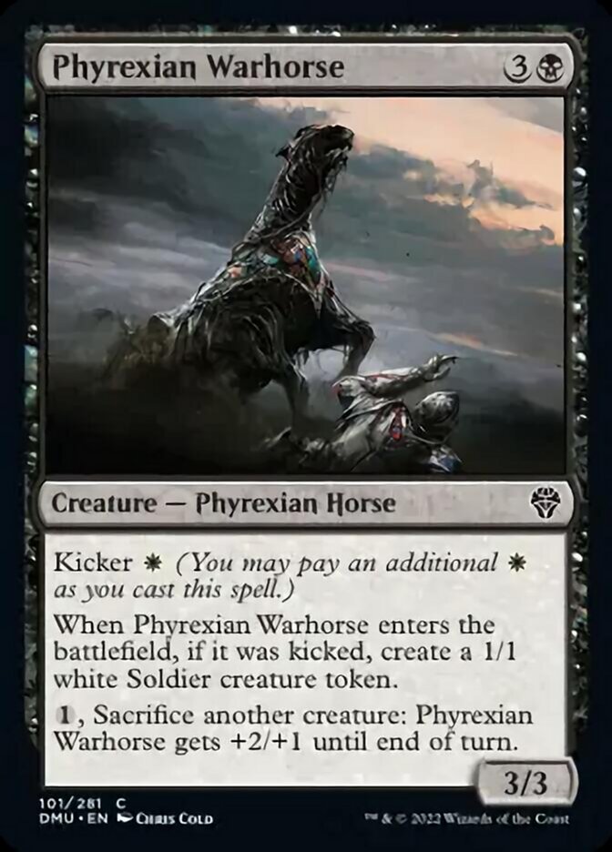 Phyrexian Warhorse [Dominaria United] | Exor Games Truro