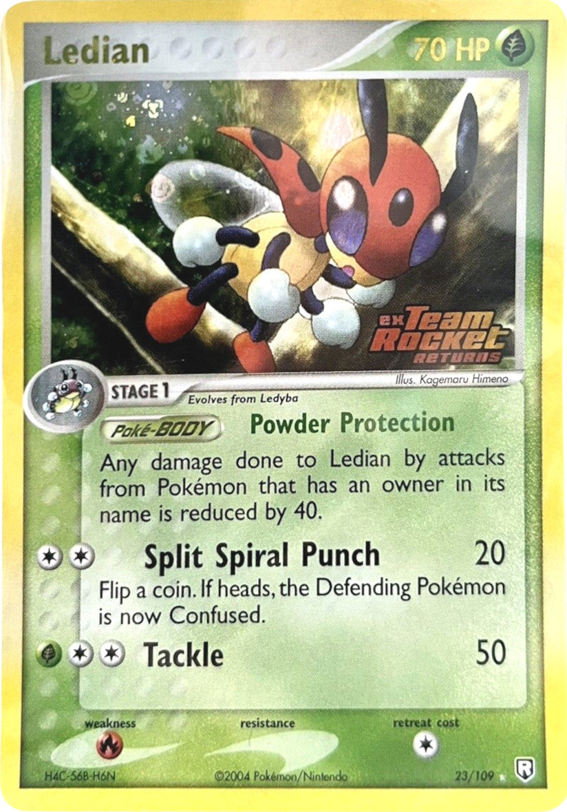 Ledian (23/109) (Stamped) [EX: Team Rocket Returns] | Exor Games Truro