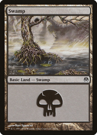 Swamp (34) [Duel Decks: Phyrexia vs. the Coalition] | Exor Games Truro