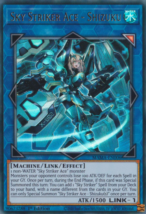 Sky Striker Ace - Shizuku [MAMA-EN006] Ultra Rare | Exor Games Truro