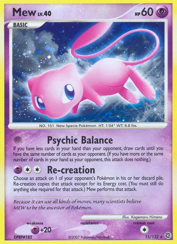 Mew (15/132) [Diamond & Pearl: Secret Wonders] | Exor Games Truro