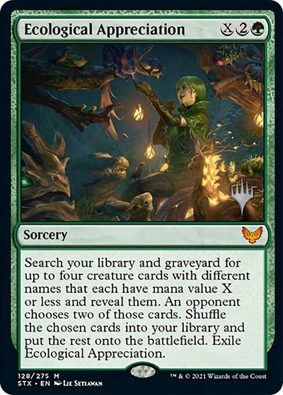 Ecological Appreciation (Promo Pack) [Strixhaven: School of Mages Promos] | Exor Games Truro