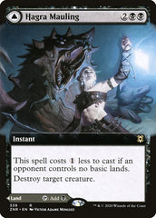 Hagra Mauling // Hagra Broodpit (Extended Art) [Zendikar Rising] | Exor Games Truro