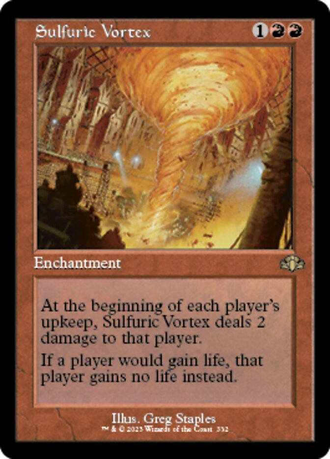 Sulfuric Vortex (Retro) [Dominaria Remastered] | Exor Games Truro