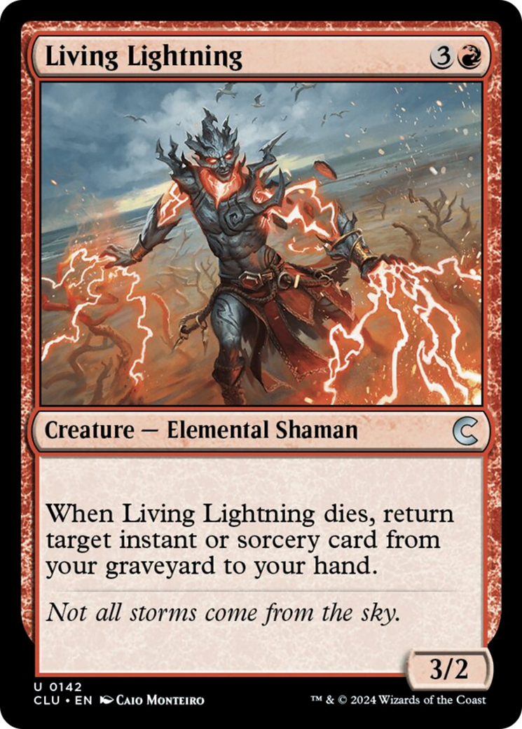 Living Lightning [Ravnica: Clue Edition] | Exor Games Truro