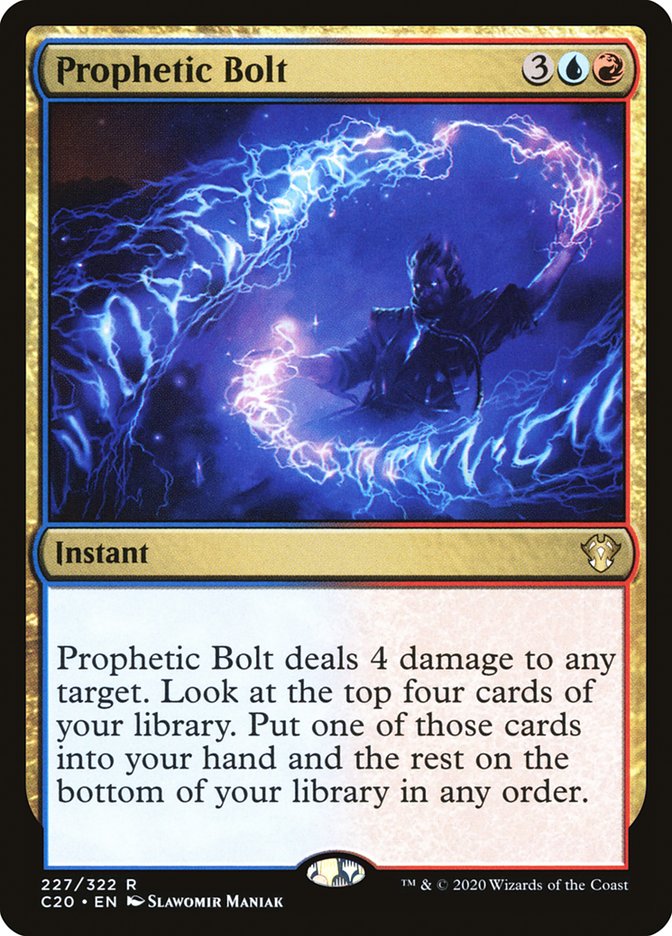 Prophetic Bolt [Commander 2020] | Exor Games Truro