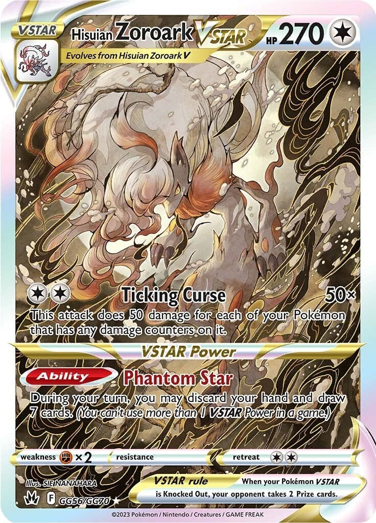 Hisuian Zoroark VSTAR (GG56/GG70) [Sword & Shield: Crown Zenith] | Exor Games Truro