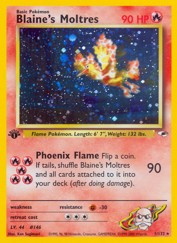 Blaine's Moltres (1/132) [Gym Heroes 1st Edition] | Exor Games Truro