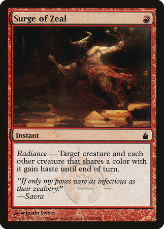 Surge of Zeal [Ravnica: City of Guilds] | Exor Games Truro