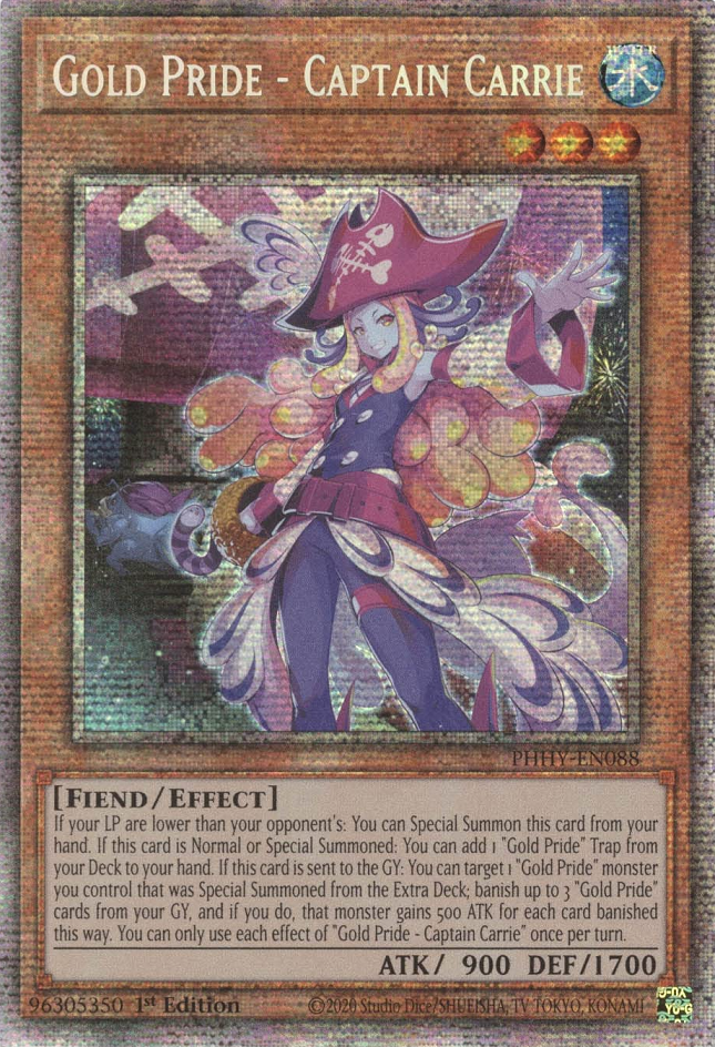 Gold Pride - Captain Carrie [PHHY-EN088] Starlight Rare | Exor Games Truro