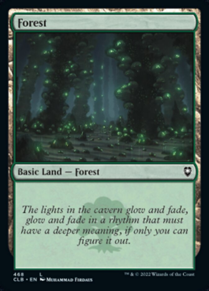 Forest (468) [Commander Legends: Battle for Baldur's Gate] | Exor Games Truro