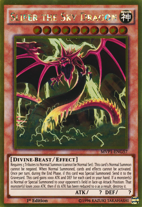 Slifer the Sky Dragon [MVP1-ENG57] Gold Rare | Exor Games Truro