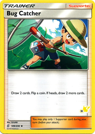 Bug Catcher (189/236) (Pikachu Stamp #51) [Battle Academy 2020] | Exor Games Truro
