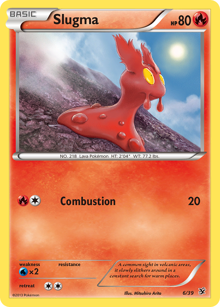 Slugma (6/39) [XY: Kalos Starter Set] | Exor Games Truro