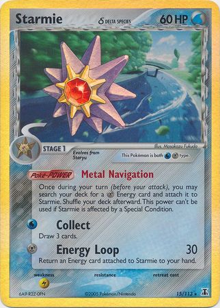 Starmie (15/113) (Delta Species) (Stamped) [EX: Delta Species] | Exor Games Truro