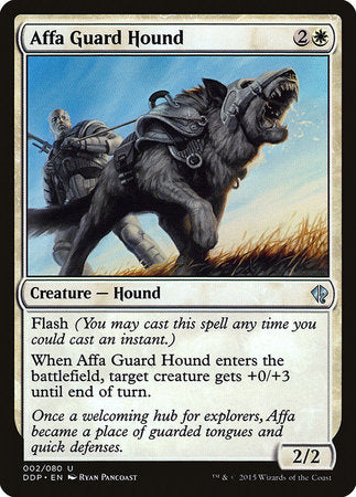 Affa Guard Hound [Duel Decks: Zendikar vs. Eldrazi] | Exor Games Truro