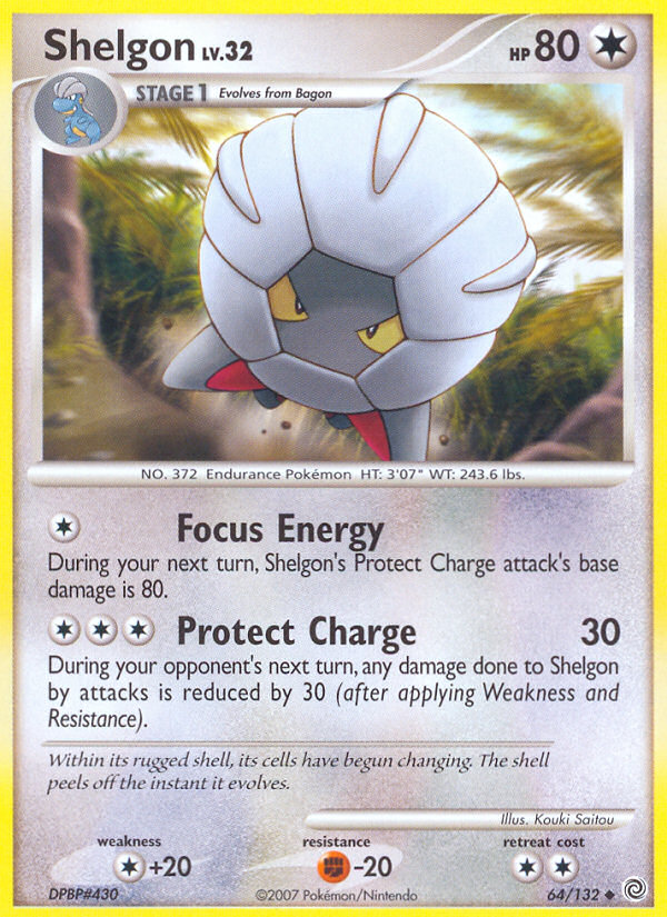 Shelgon (64/132) [Diamond & Pearl: Secret Wonders] | Exor Games Truro