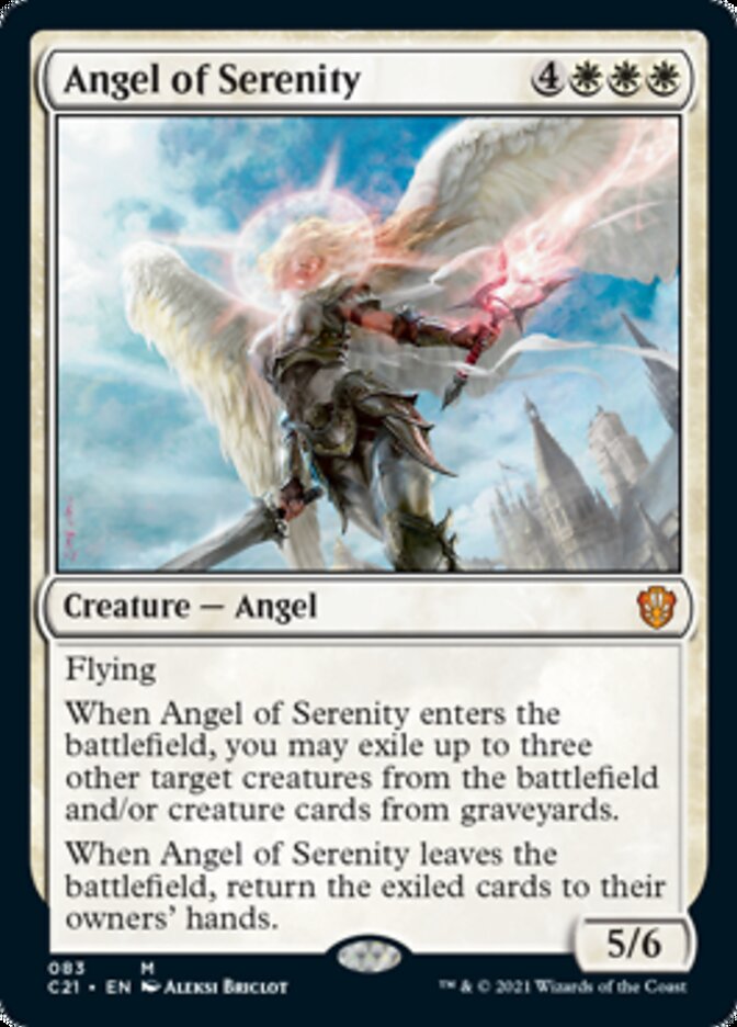 Angel of Serenity [Commander 2021] | Exor Games Truro