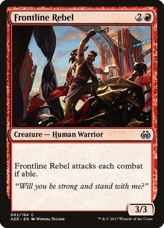 Frontline Rebel [Aether Revolt] | Exor Games Truro