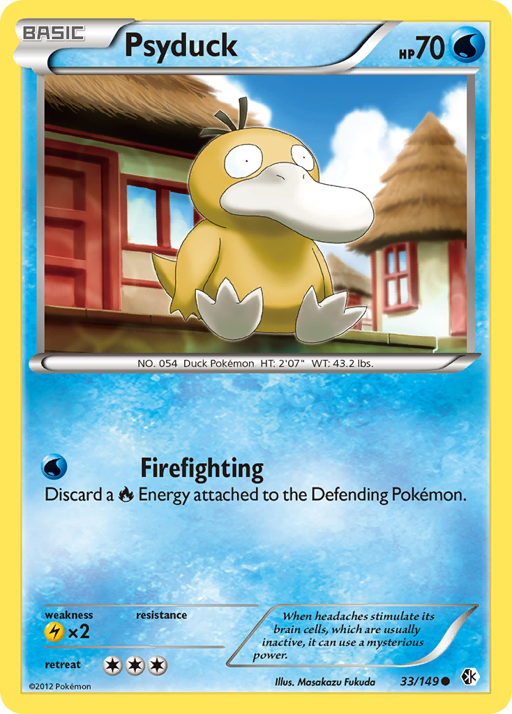 Psyduck (33/149) [Black & White: Boundaries Crossed] | Exor Games Truro