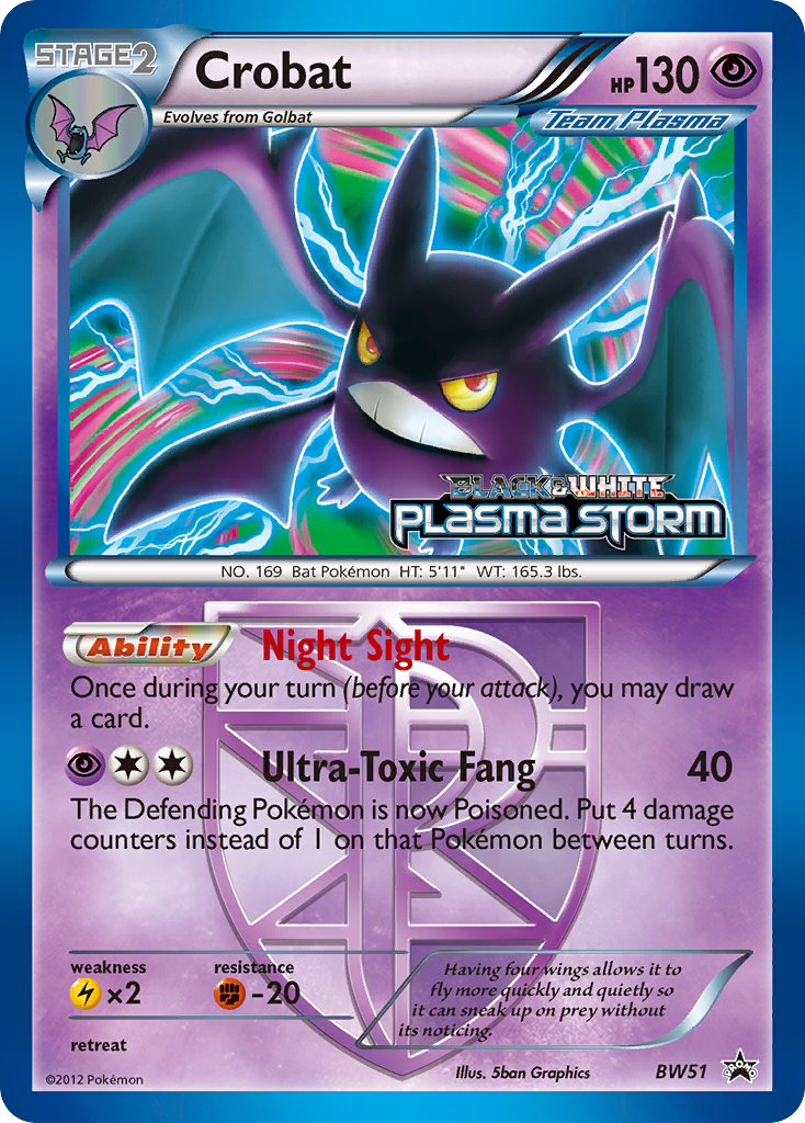 Crobat (BW51) [Black & White: Black Star Promos] | Exor Games Truro