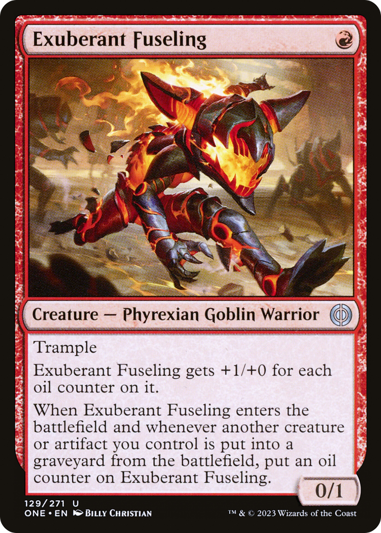 Exuberant Fuseling [Phyrexia: All Will Be One] | Exor Games Truro