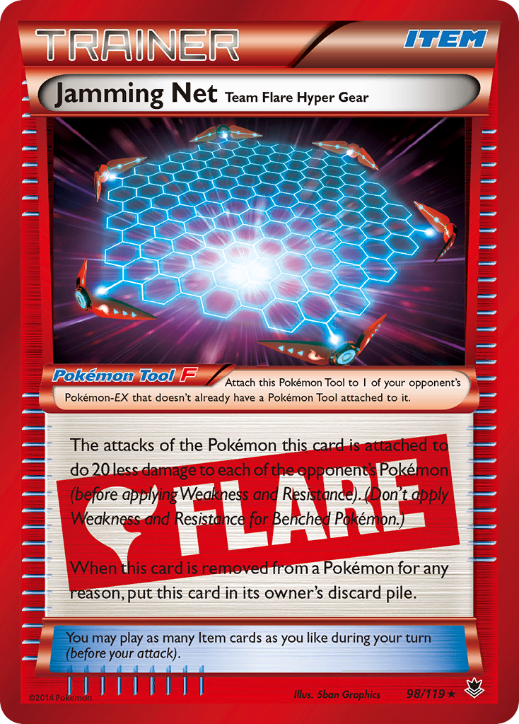 Jamming Net Team Flare Hyper Gear (98/119) [XY: Phantom Forces] | Exor Games Truro