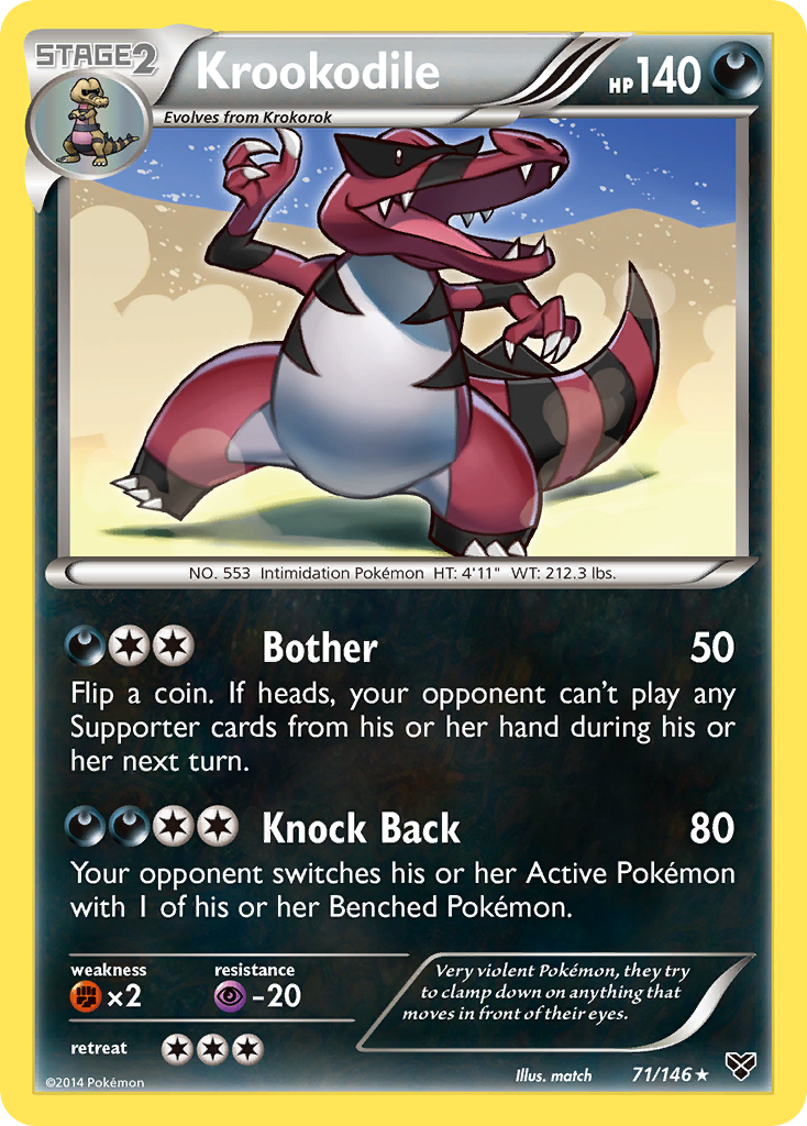 Krookodile (71/146) [XY: Base Set] | Exor Games Truro