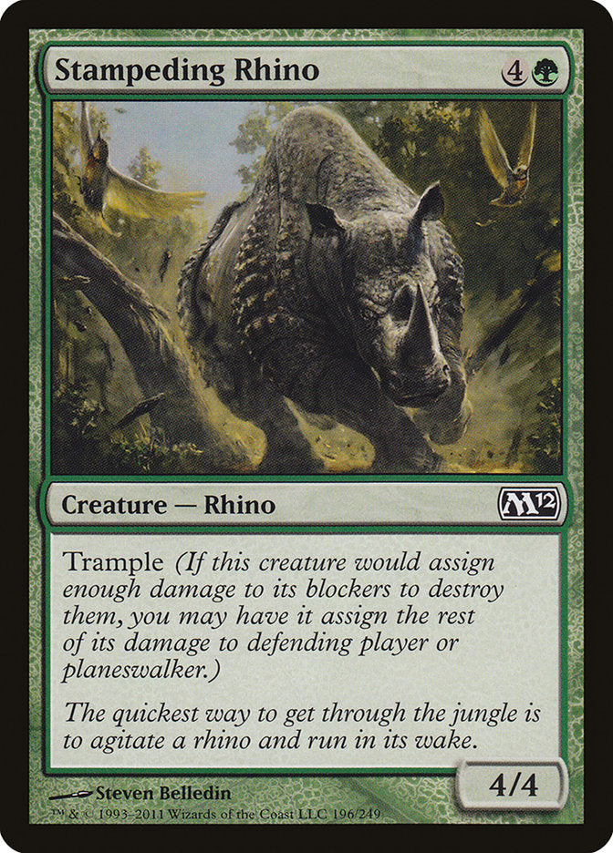 Stampeding Rhino [Magic 2012] | Exor Games Truro