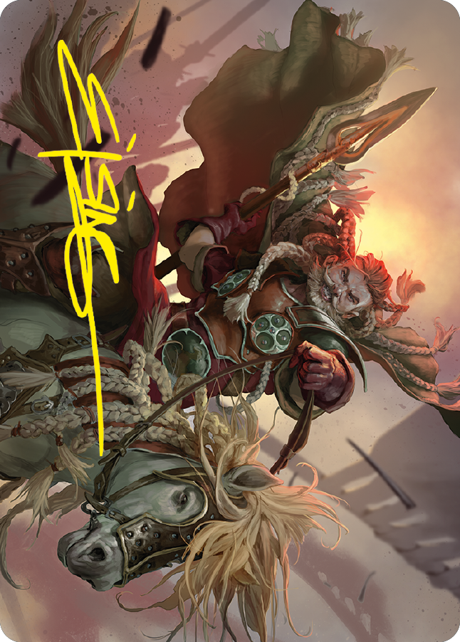 Eomer of the Riddermark Art Card (Gold-Stamped Signature) [The Lord of the Rings: Tales of Middle-earth Art Series] | Exor Games Truro