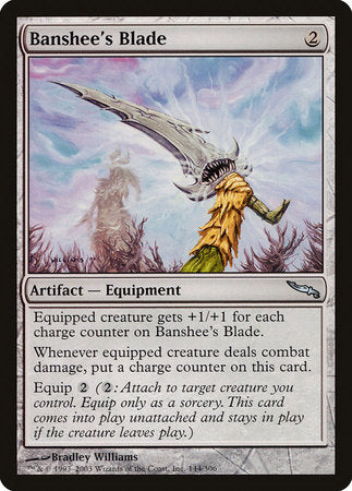 Banshee's Blade [Mirrodin] | Exor Games Truro