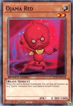 Ojama Red [SGX1-ENC10] Common | Exor Games Truro