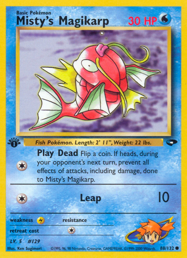 Misty's Magikarp (88/132) [Gym Challenge 1st Edition] | Exor Games Truro