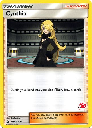 Cynthia (119/156) (Charizard Stamp #59) [Battle Academy 2020] | Exor Games Truro