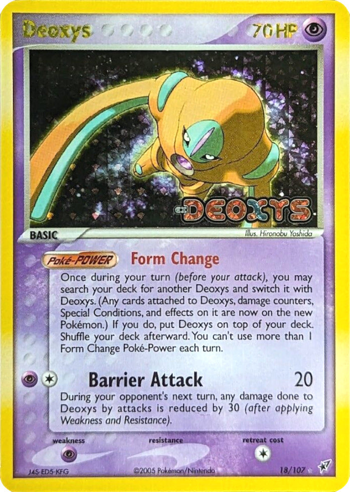 Deoxys (18/107) (Stamped) [EX: Deoxys] | Exor Games Truro