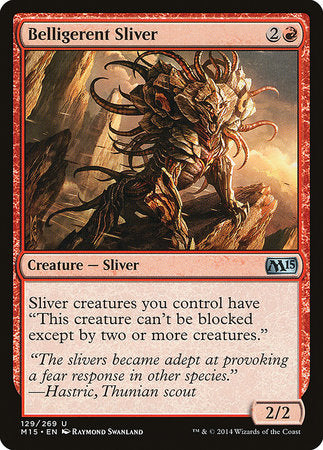 Belligerent Sliver [Magic 2015] | Exor Games Truro