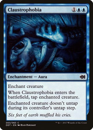 Claustrophobia [Duel Decks: Merfolk vs. Goblins] | Exor Games Truro