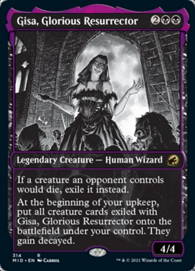 Gisa, Glorious Resurrector (Showcase Eternal Night) [Innistrad: Midnight Hunt] | Exor Games Truro