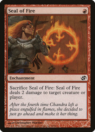 Seal of Fire [Duel Decks: Jace vs. Chandra] | Exor Games Truro