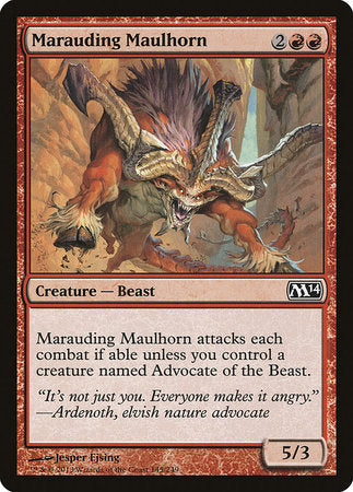 Marauding Maulhorn [Magic 2014] | Exor Games Truro